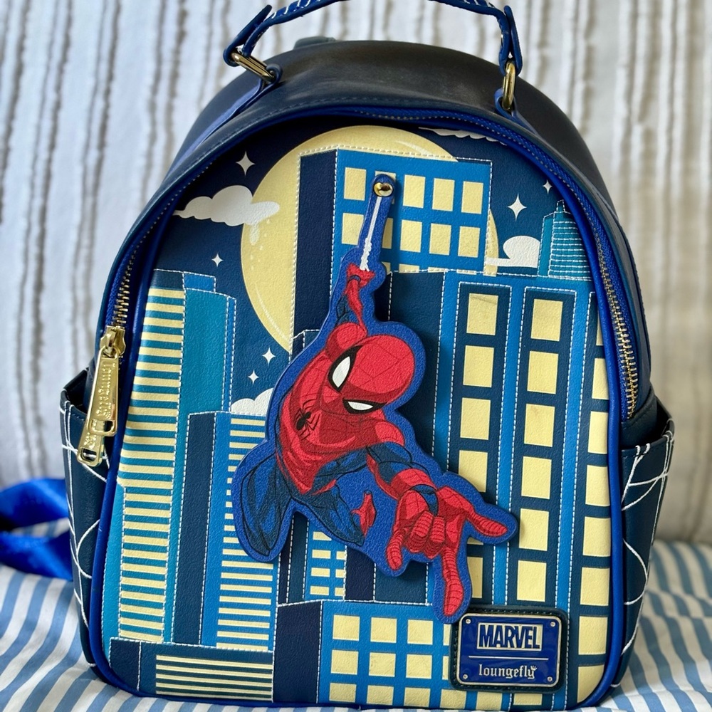 Marvel Spider-Man Blue and Red Backpack